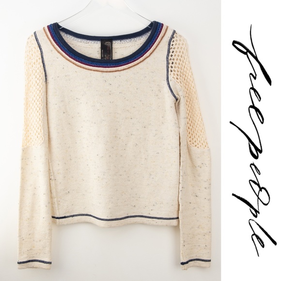 Free People Sweaters - Free People New Romantics Pullover Sweater Crochet
